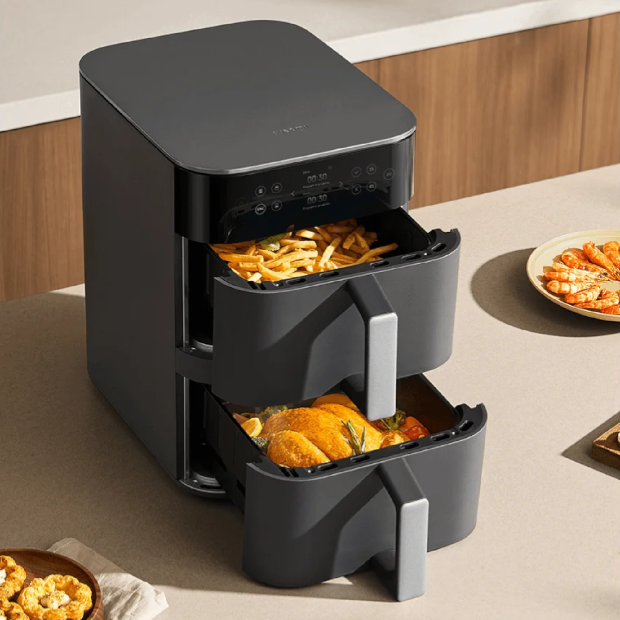 Freidora De Aire Xiaomi Bhr0883eu Doble Canasto 12l 2800w