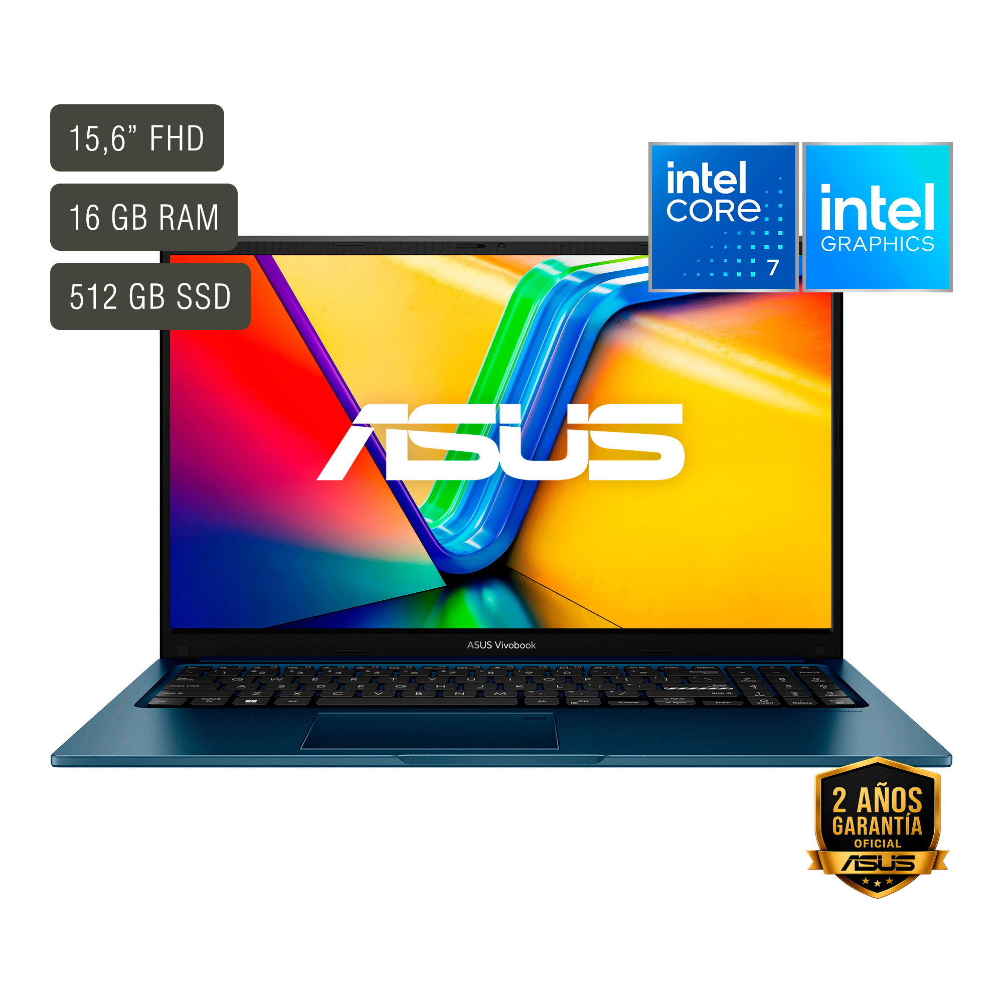 Notebook Asus Vivobook 15,6'' Core I7 16gb 512gb
