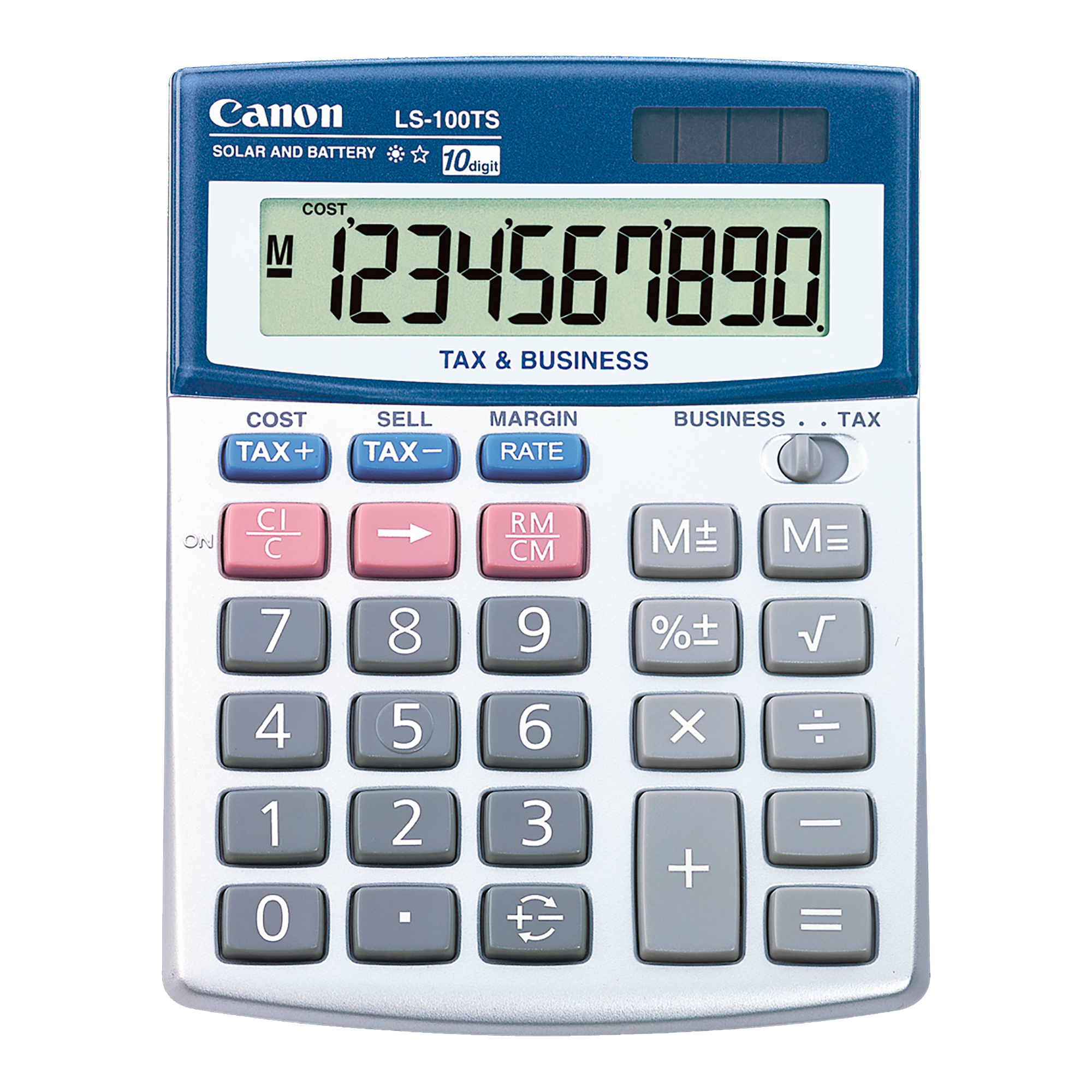 Calculadora De Escritorio Canon Ls-100ts Carga Solar y Bater�a