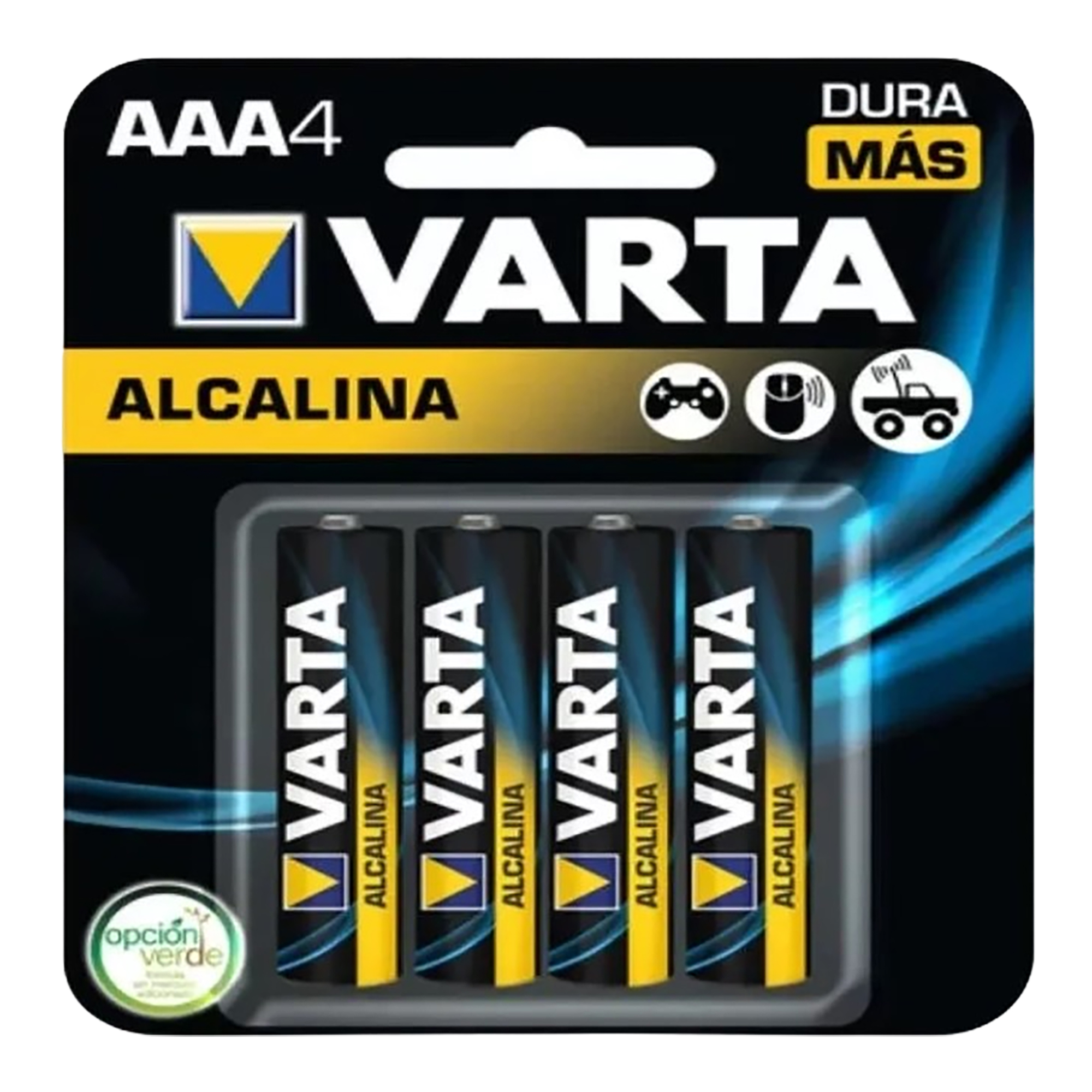 Pila AAA Alcalina Varta Pack x4 1,5V