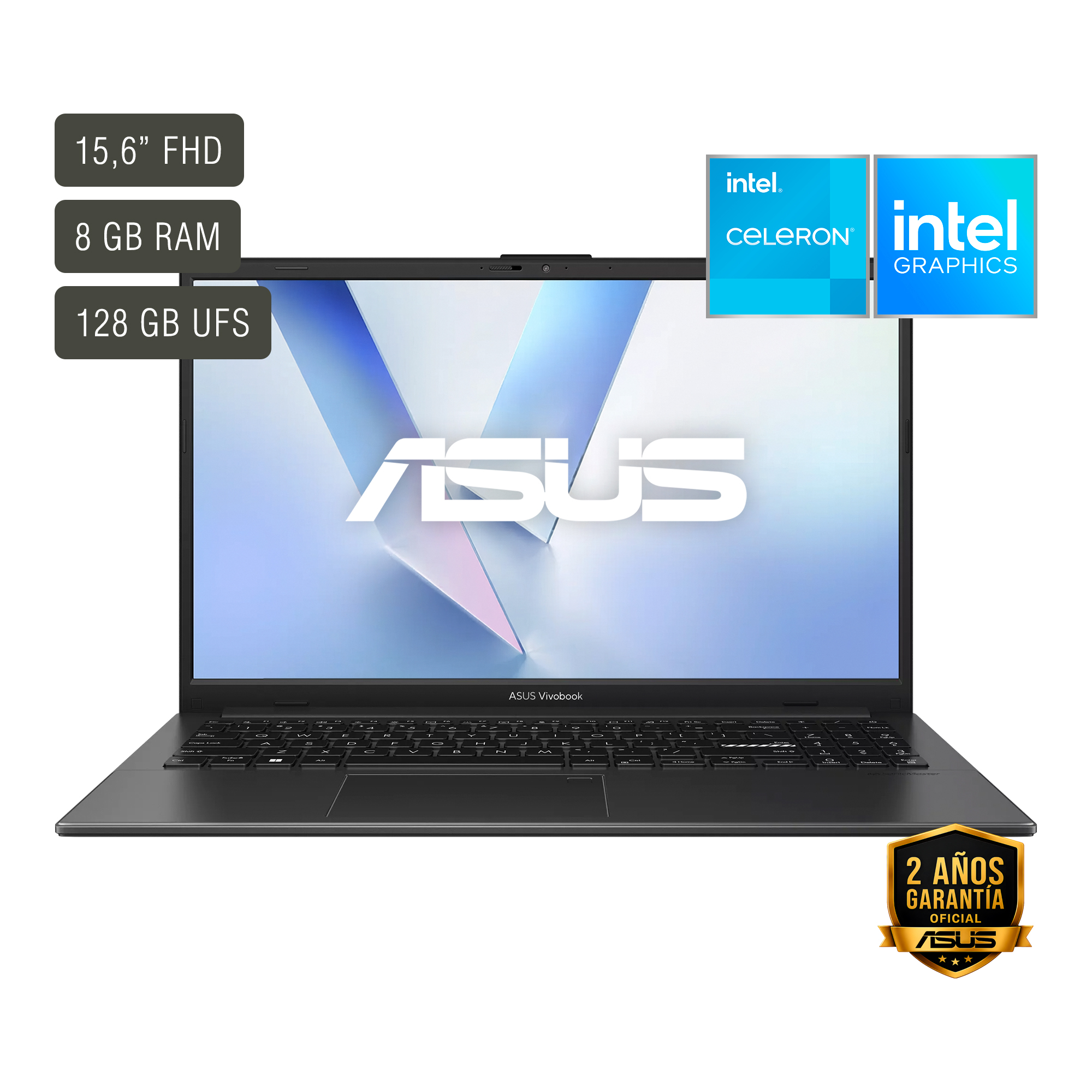 Notebook Asus Vivobook 15,6'' Celeron 8gb 128gb Win11
