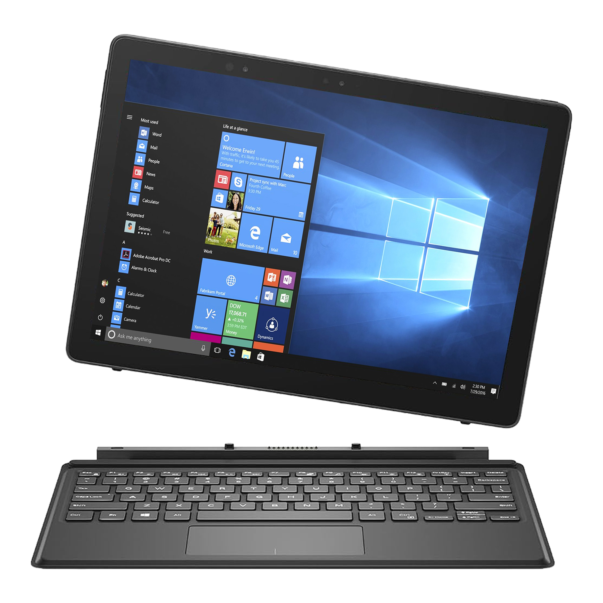 Tablet 2en1 Dell 12,3'' Core I7 16gb 256gb Win 8+5mp