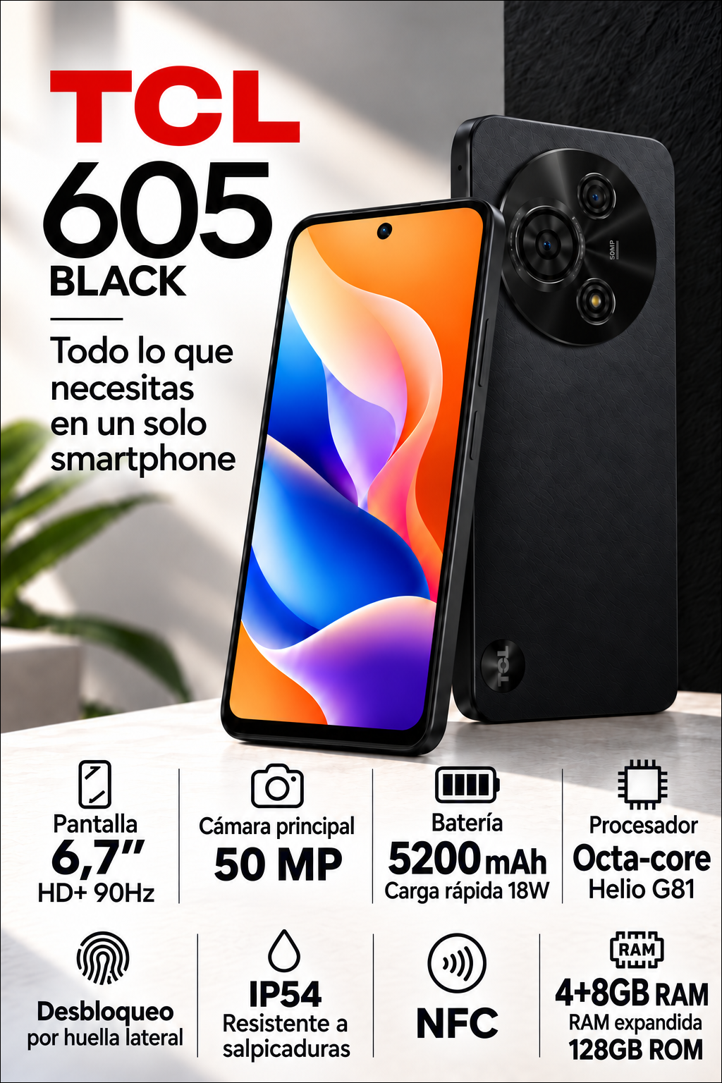 SMARTPHONE_TCL_605_BLACK_TCLT517J128GBBK