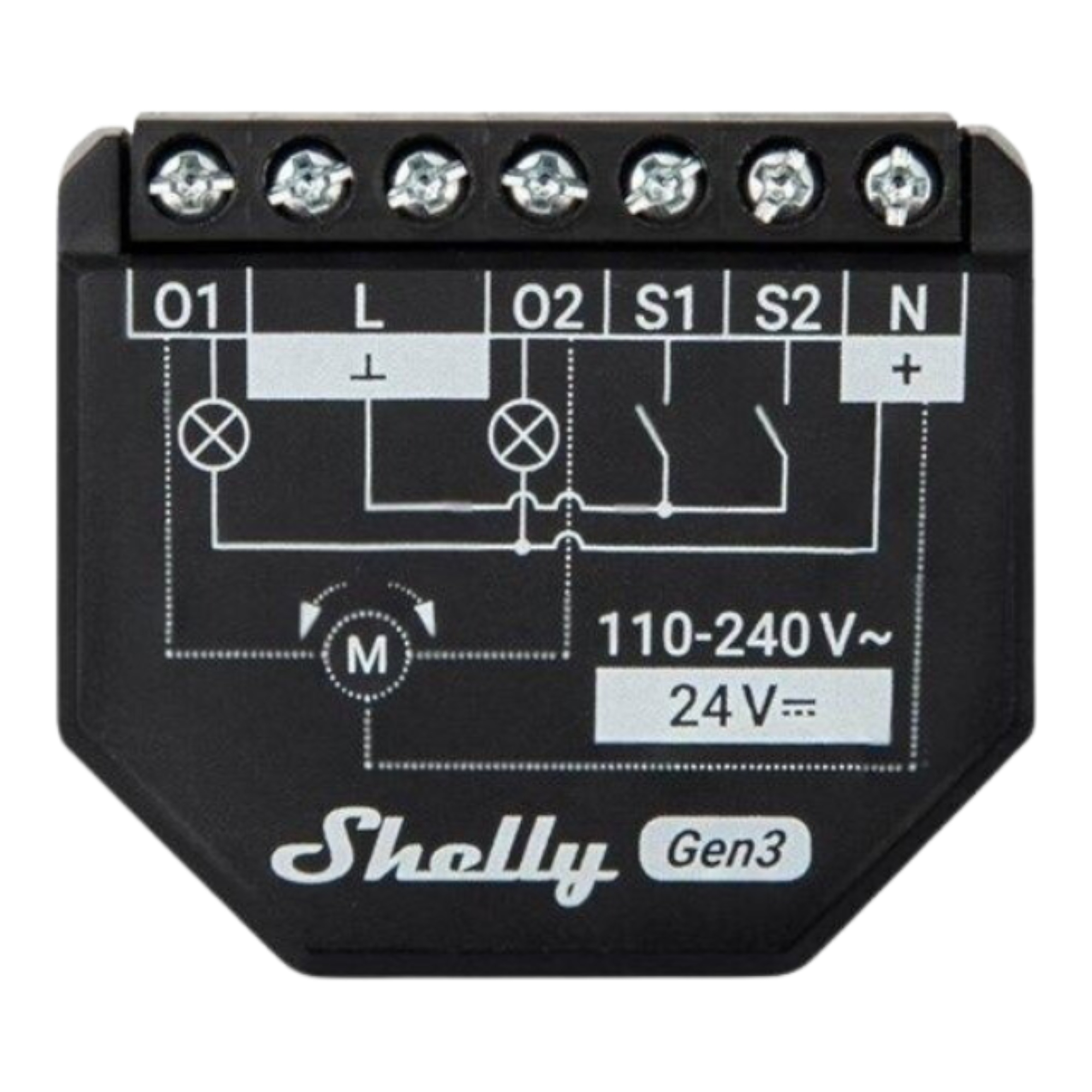 Rel� Inteligente Shelly Wifi Bluetooth 2Pm Gen3 16A